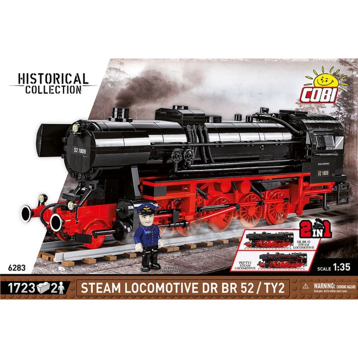 6283 DR BR 52/TY2 Steam Locomotive 1/35 scale (image for) 6283 DR BR 52/TY2 Steam Locomotive 1/35 scale